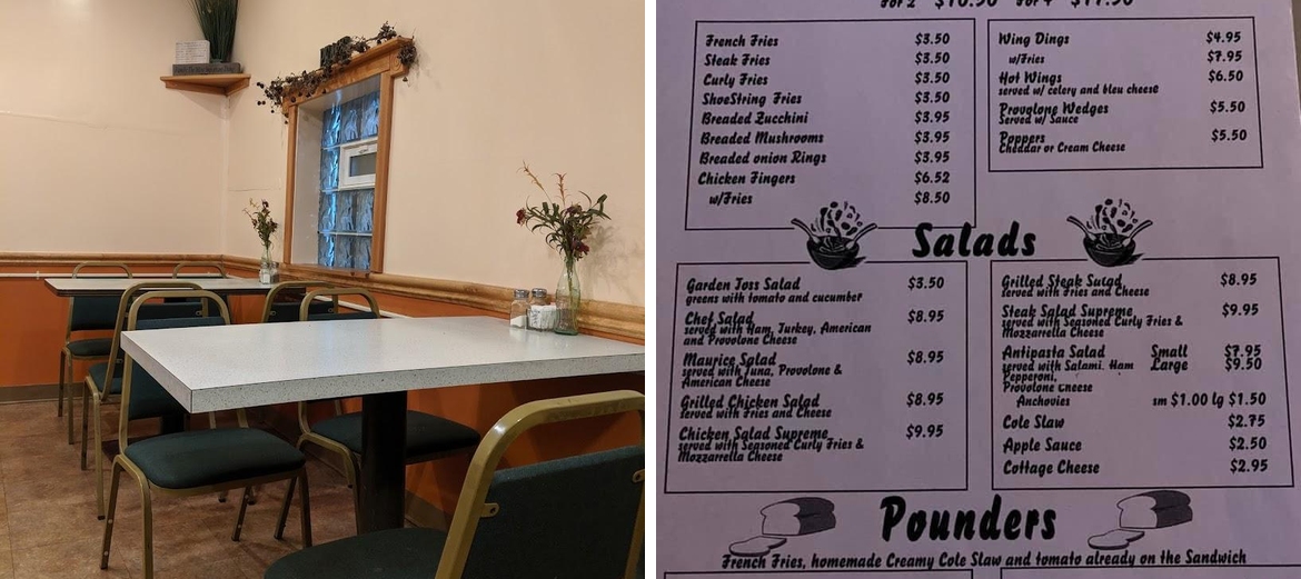 Ponce's Place Menu